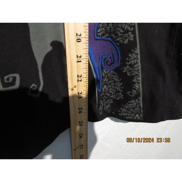 WOMEN'S SIZE S/M VAMPIRE T-SHIRT BANDANA WITH VAMPIRE TEETH HALLOWEEN COSTUME - Picture 6 of 7